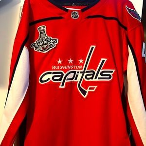 Tom Wilson 2018 Stanley cup champion jersey